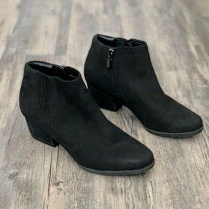 Blondo Valli Black Suede Waterproof Boots Booties